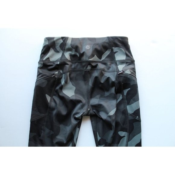 Athleta Camo Contender 7/8 Training Tight Black Grey Size XXS - Picture 6 of 11